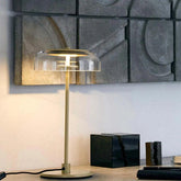 Transparent Glass Minimalist Plug-In Table Lamp - Clowas